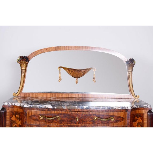 Art Deco Mahogany, Marble and Bronze Buffet by Paul Follot, France, 1920s For Sale - Image 15 of 18