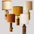 Gold Warm Tones Table Lamps attributed to R. Houben, 1970 For Sale - Image 16 of 16