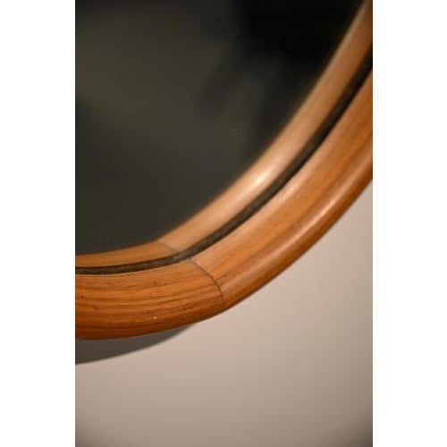 Organically Formed Mirror in Bentwood Frame For Sale - Image 5 of 10