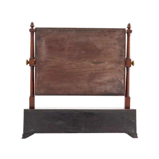 Rectangular Mahogany Swinger Dressing Mirror on a Bow Front Stand With Drawer, 1790 For Sale In Chicago - Image 6 of 12