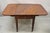 Late 19th Century Antique Federal Sheraton Mahogany Drop Leaf Breakfast Dining Table W/ Drawer For Sale - Image 5 of 12