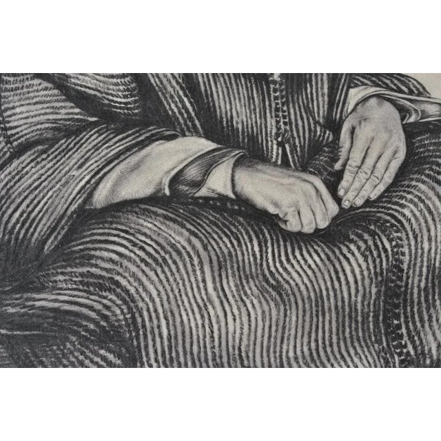 Walter Sauer, Seated Arab Man, Engraving For Sale - Image 4 of 6