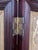 Wood French Empire Mahogany 3-Fold Screen With Bronze Mounts For Sale - Image 7 of 9