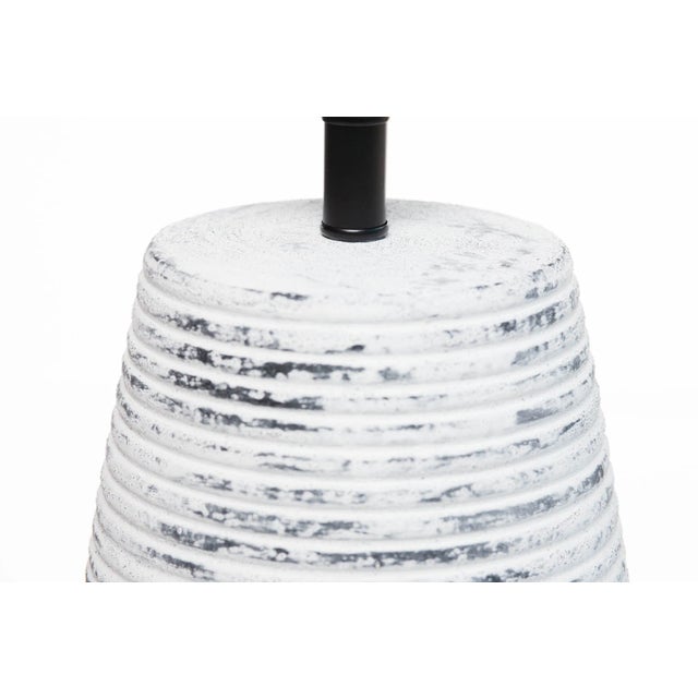 Textile Lawrence & Scott Emi "Wabi Sabi" Handmade Porcelain Table Lamp For Sale - Image 7 of 8