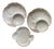 French Porcelain Artichoke Asparagus Plates from Haviland Limoges, 1930, Set of 3 For Sale