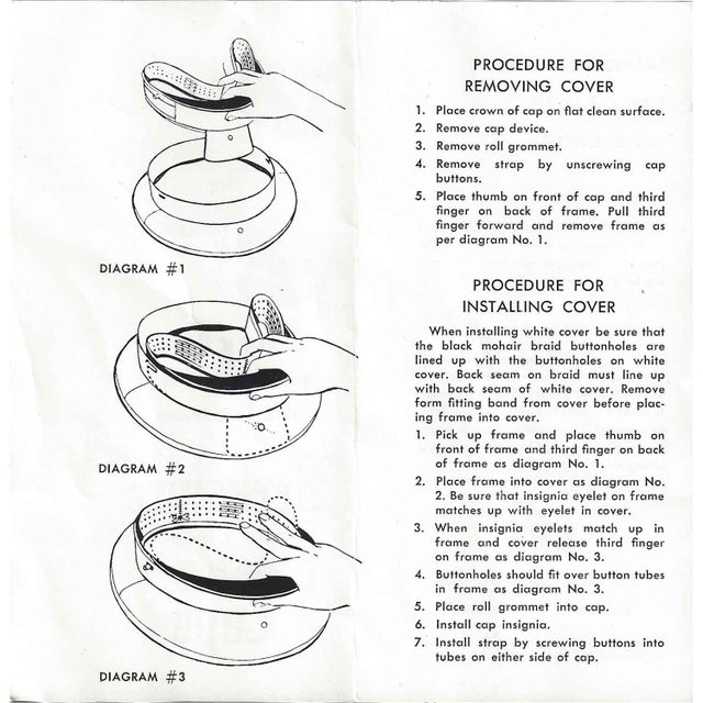 Berkshire U.S.A.F. Officers Mess Dress Caps - A Pair For Sale - Image 12 of 13