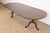 Queen Anne Henkel Harris Georgian Solid Mahogany Double Pedestal Extension Dining Table, Newly Refinished For Sale - Image 3 of 12