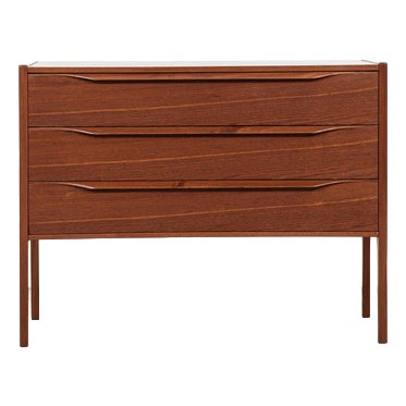 Mid-Century Danish Model 34 Chest of Drawers in Teak by Kai Kristiansen for Aksel Kjersgaard 1960s For Sale