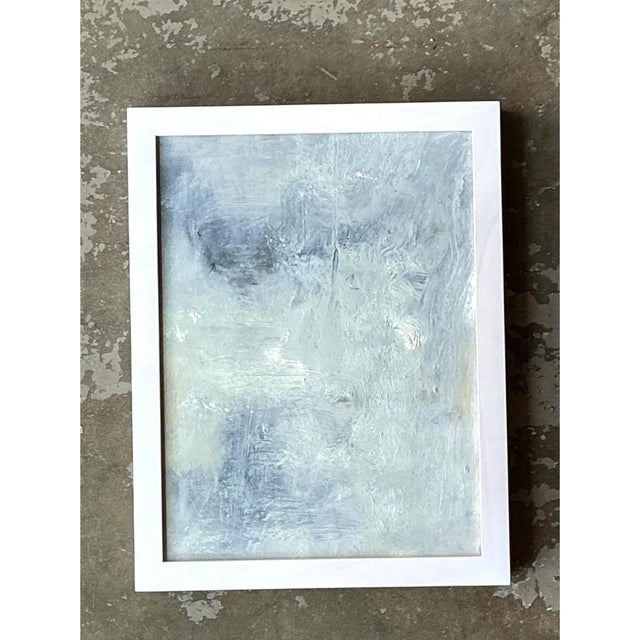 Vintage Abstract Expressionist Painting For Sale - Image 9 of 12