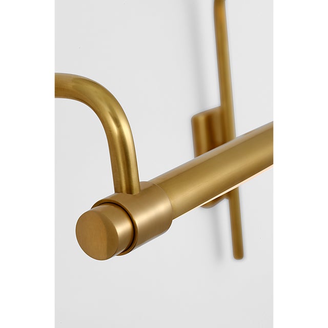 Thomas O'Brien for Visual Comfort Signature Kidd 18" Frame Mount Picture Light in Hand-Rubbed Antique Brass For Sale - Image 9 of 14