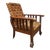 Antique Late 1800s Reclining Paw Foot Morris Attributed Chair For Sale