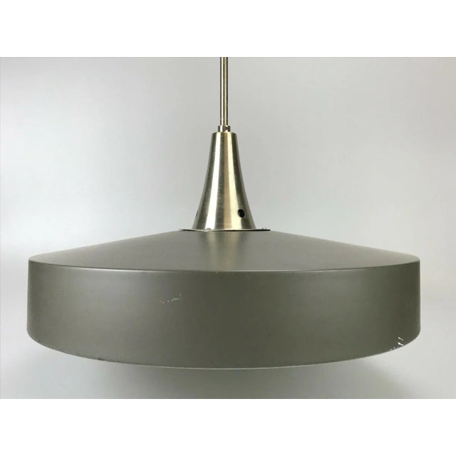 Mid-Century Space Age Ceiling Pendant Lamp in Metal For Sale - Image 10 of 11