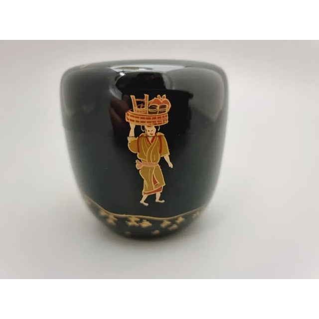 Vintage Japanese Netsuke Matcha Conatiner,1960s For Sale - Image 4 of 5