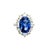 Contemporary 5.98 Carat No-Heat Ceylon Blue Sapphire Diamond Platinum Ring, Gia Certified, Size 5.75 For Sale - Image 3 of 8