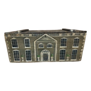 Late 19th Century English Folk Art Painted Box For Sale