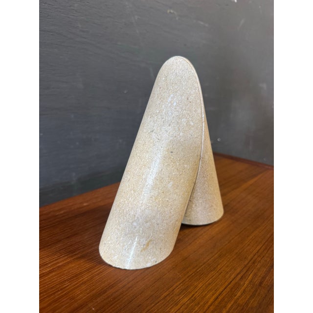 Pair of Mid 20th Century Travertine Bookends For Sale - Image 4 of 6