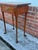 Antique 19th Century Georgian-Style Single Drawer Side Table 1 drawer with dovetail joins. legs ending with pad feet...