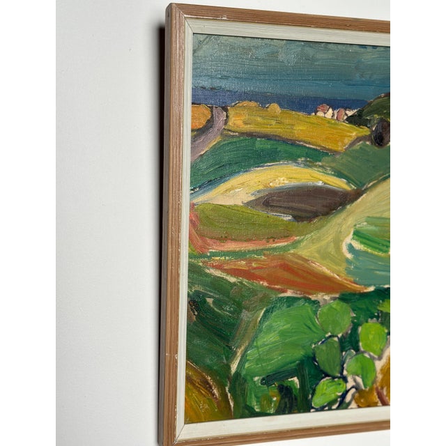 Doris Hennix, Landscape, 1948, Oil on Panel, Framed For Sale - Image 13 of 15