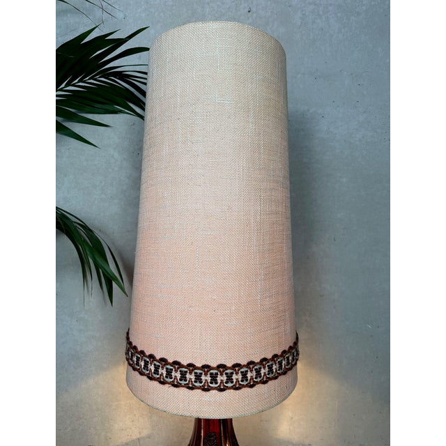 Cream Vintage Fat Lava Floor Lamp, 1970s For Sale - Image 8 of 10