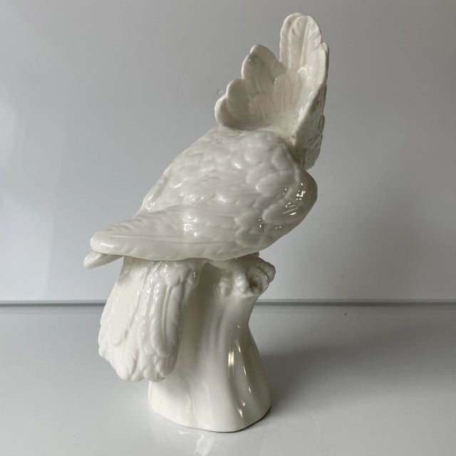 Antique Nymphenburg White Figure of a Cockatoo by Josef Wackerle C.1910 For Sale - Image 9 of 12