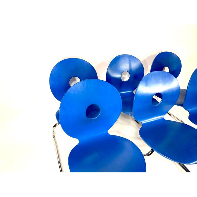 1990s Pantoflex Cantilever Chairs by Verner Panton for VS, 1990s, Set of 6 For Sale - Image 5 of 18