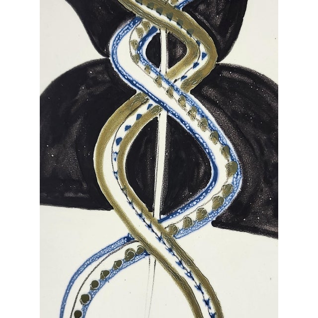 Vintage French Ceramic Trinket Tray by Roger Capron, 1950 For Sale - Image 10 of 14