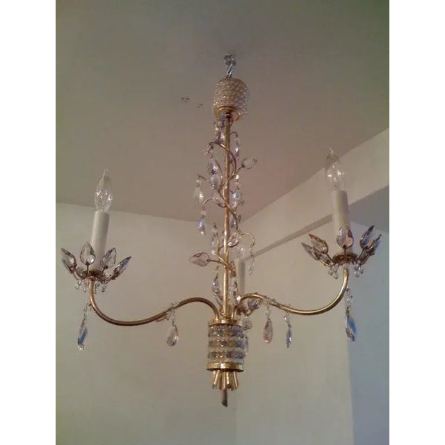 Jl Lobmeyr Colored Crystal Chandelier For Sale - Image 9 of 11