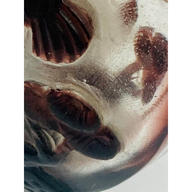 Early 20th Century Early 20th Century Antique Carved Overlay Peking Glass Snuff Bottle For Sale - Image 5 of 13