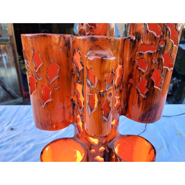 Vintage Ceramic Lamp by Honoré Camos, 1950s For Sale - Image 6 of 11