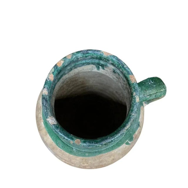 1940s Vintage Turkish Terracotta Oil Jar For Sale - Image 5 of 6
