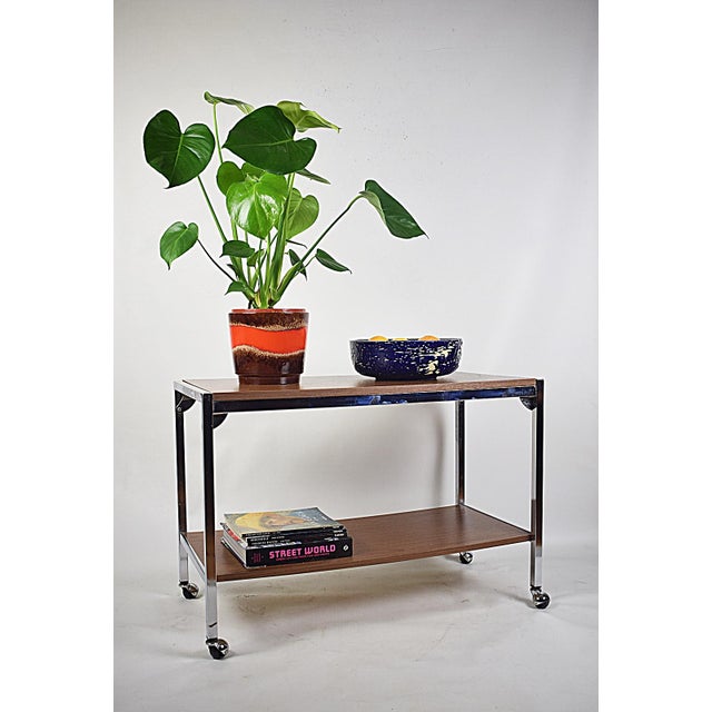 Metal Vintage Mobile Table in Metal, 1970s For Sale - Image 7 of 8