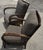Pair of Distressed Hardwood Lounge Chairs in the Style of Dakota Jackson For Sale - Image 4 of 10