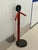 Vintage Modern Red and Black Metal Valet Coat Rack, 1980s For Sale - Image 11 of 18