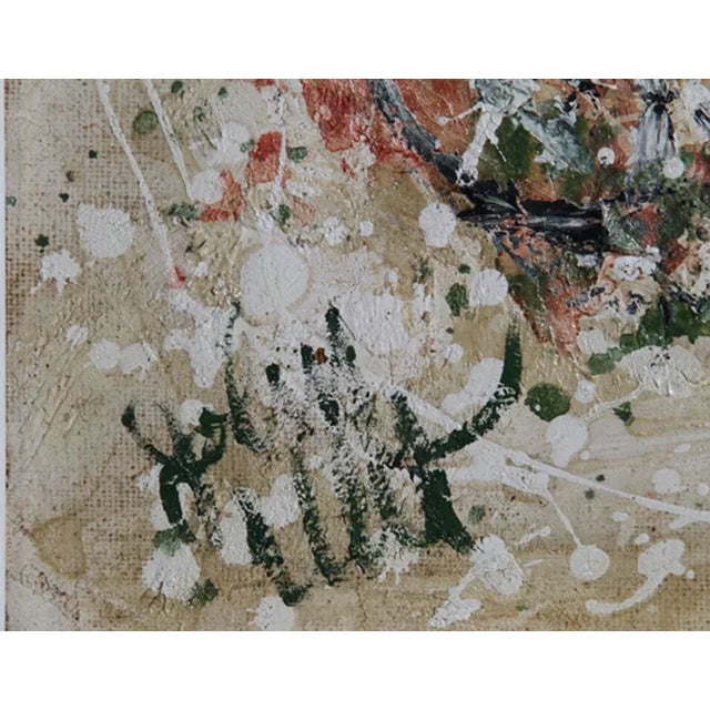 Abstract John Uht, Bicyclists, Painting For Sale - Image 3 of 4