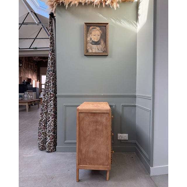 Vintage Beechwood Chest of Drawers, 1950s For Sale - Image 6 of 13