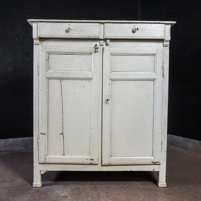 White Brocante Bakery Cabinet, 1900s For Sale - Image 15 of 15