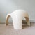 White Portuguese Fiberglass Stool in the style of Efebino by Stacy Duke for Artemide, 1970s For Sale - Image 8 of 15