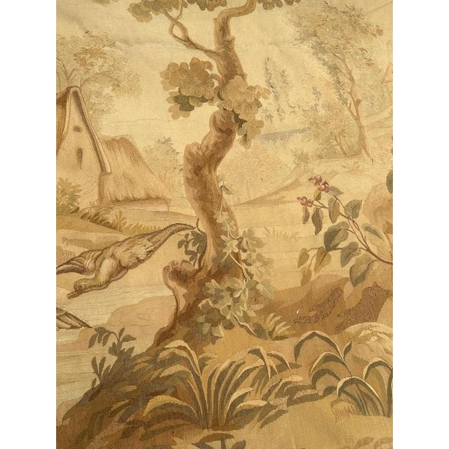 Large Antique French Aubusson Tapestry, 1890s For Sale - Image 12 of 18