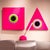 Bindoo Kama Triangular Wall Mirror in Aluminum and Glass Mirror by Altreforme For Sale - Image 10 of 16