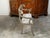 1930s Moroccan Metal Upholstered Settee With Enamel Décor and Rams' Heads For Sale - Image 9 of 12