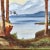 Framed Mountain Lake Landscape Oil in Canvas Painting For Sale - Image 4 of 7