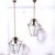 Hexagonal Glass Pendant Lamps, 1950s, Set of 2 For Sale - Image 16 of 16
