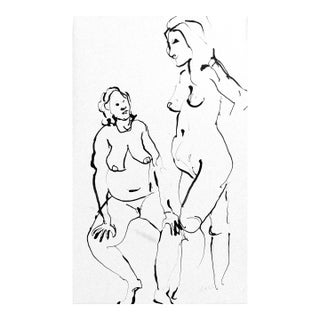 "The Conversation of Two French Models" For Sale