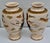 Beige Antique Pair of Japanese Satsuma Moriage Ceramic Vase For Sale - Image 8 of 17
