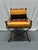 Handcrafted wrought iron chair is known as the "Directors Chair" in the style of Cleo Baldon for Terra from the early...