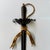 Mid 20th Century Hollywood Regency Gilt Iron Sword Form Two Arm Candle Wall Sconce, 36”h For Sale - Image 5 of 11