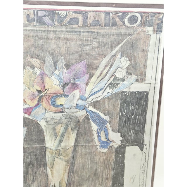 Horst Janssen, Artistic Poster Poems, 1979, Lithograph For Sale - Image 18 of 18