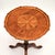 1930s Vintage Georgian Inlaid Yew Wood Wine Tables, 1930, Set of 2 For Sale - Image 5 of 9