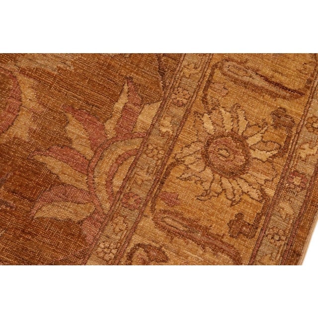 1980s Vintage Rustic Gold Wool Rug For Sale In New York - Image 6 of 10