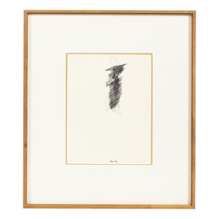 Manuel Cargaleiro, Abstract Composition India Ink on Paper, 1969, Canvas For Sale